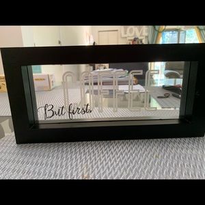 But first, coffee sign